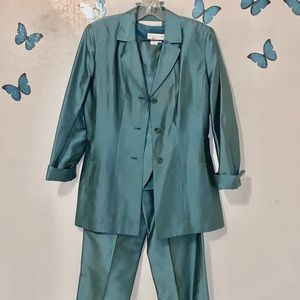 DON CASTOR 100% Silk 3 Piece Suit